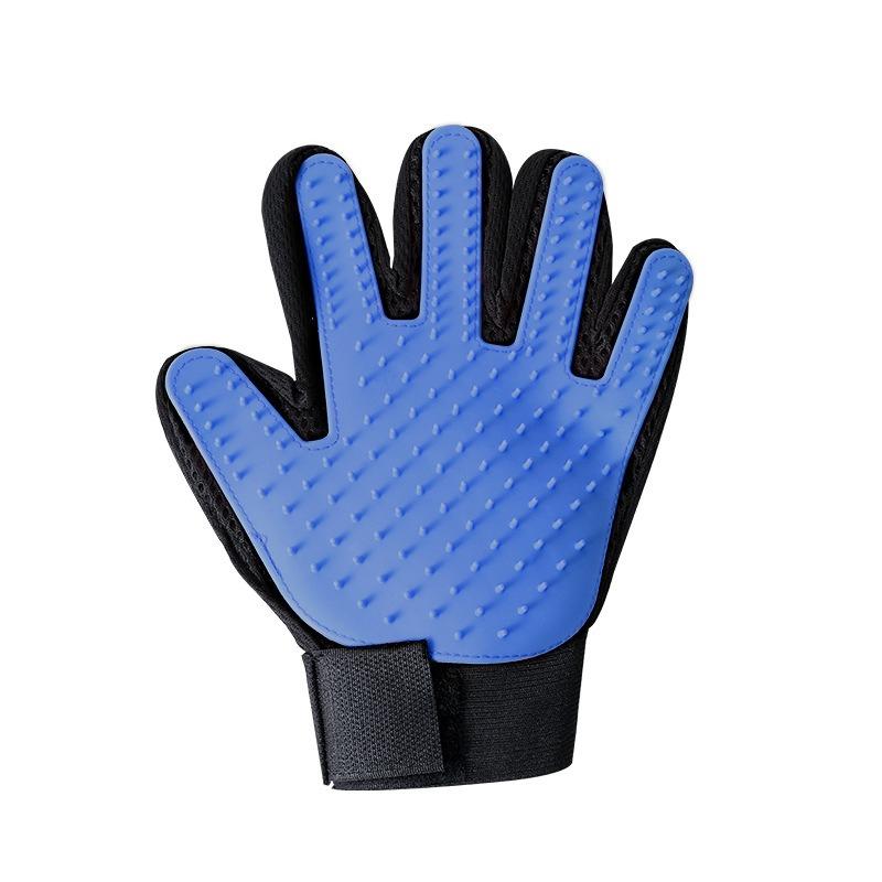Pets Comb Cat Gloves Five Finger Massage Soothing Dogs Pet Mittens Easy To Clean Spiral Vertebral Tooth Comb Animal Grooming Brush Hair Remover
