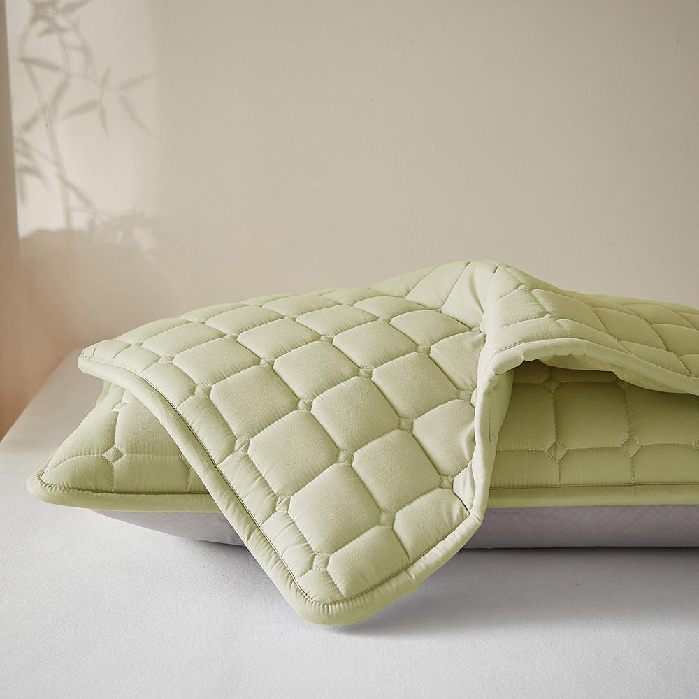 74*48cm Pillow Cover Head oil Anti Mite Pillow Case Protector Cotton Sweatproof Pillow Core Protection for Bedroom Decoration