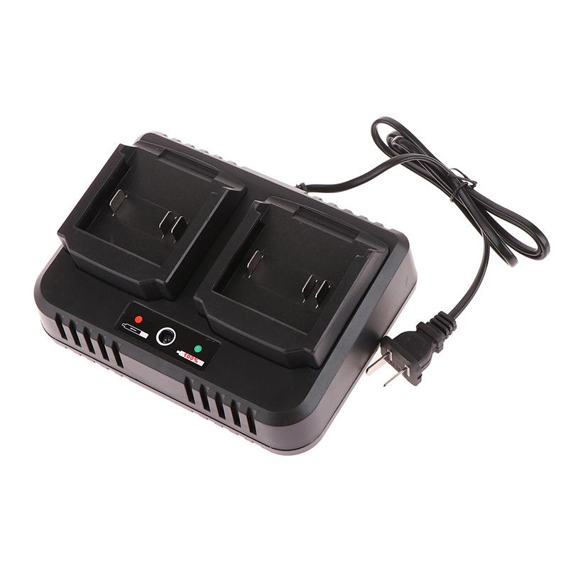 Two-Seater Battery Charger 2.0A Replacement For 18V 21V Li-Ion Bl1415 Bl1420 Bl1815 Bl1830 Bl1840 Bl1860 Electric Drill Grinder