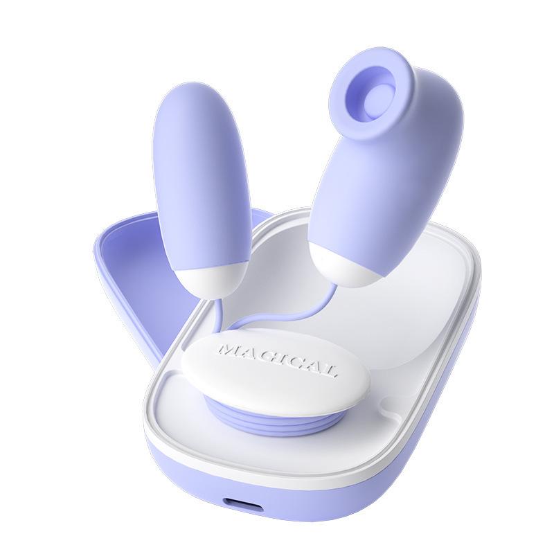 Estimulador Clitoriano Lailo Pequeña Concha Marina y Caballito de Mar - Vibrador Erótico para Adultos para Mujeres y Hombres.