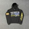 Broken Planet Streetwear Hoodie Set With 3D Puff Print Loose Fit Cotton Sweatshirt Men