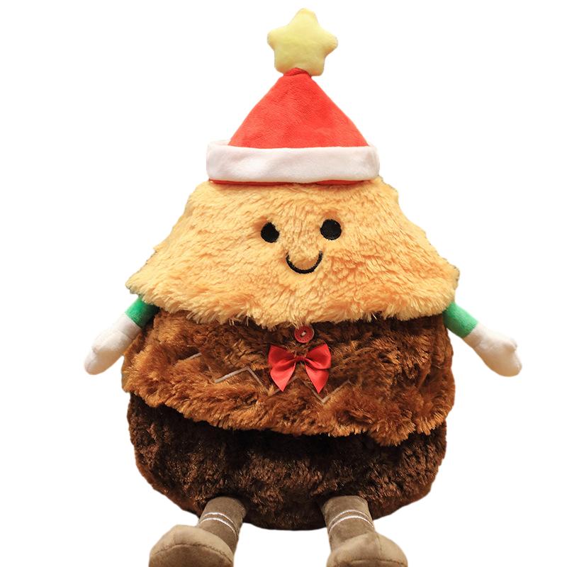 

Плюшевая Рождественская Игрушка Елка Дед Мороз Пряничный Человечек Кукла Праздничные Детские Подарки GingerbreadMan