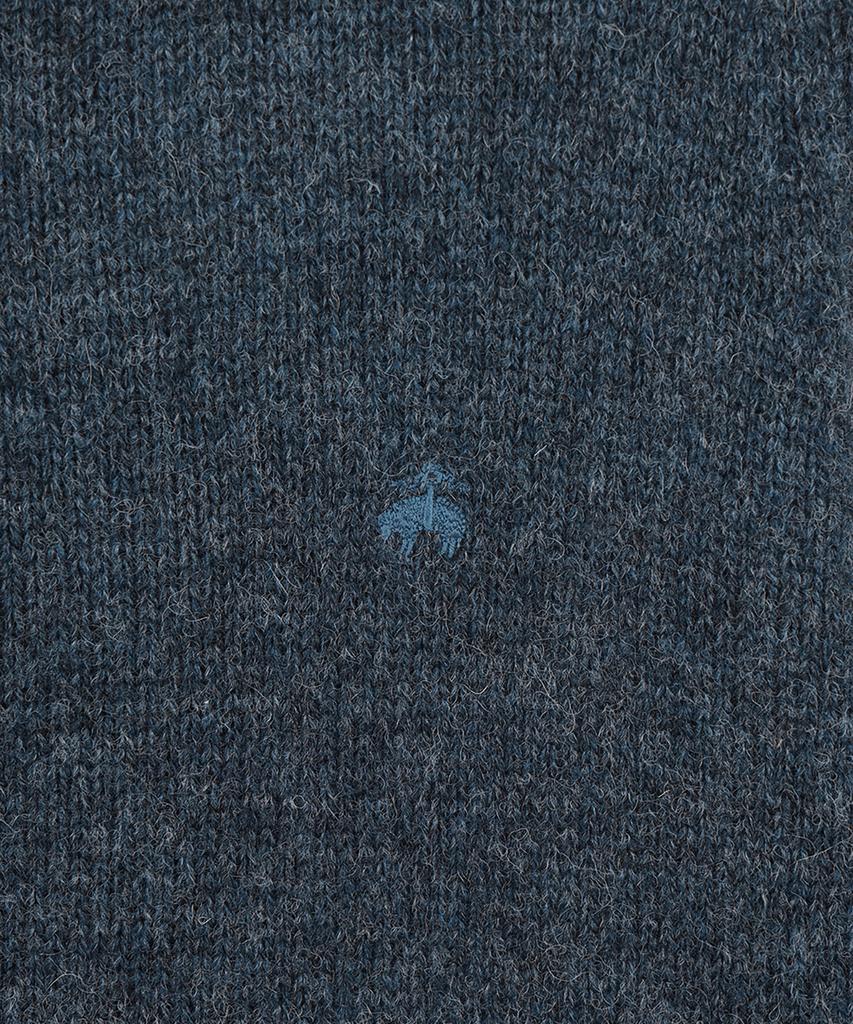 BROOKS BROTHERS Lambswool Logo Sweater (Navy) (Bbwrmf9628Qew)