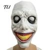 Accessori Costumi Esorcista Spettrale Maschera di Halloween, Faccia in Lattice Jack a Doppio Strato Sinistra Maschere Horror Realistiche Copricapo per Festa, Cosplay Spaventoso