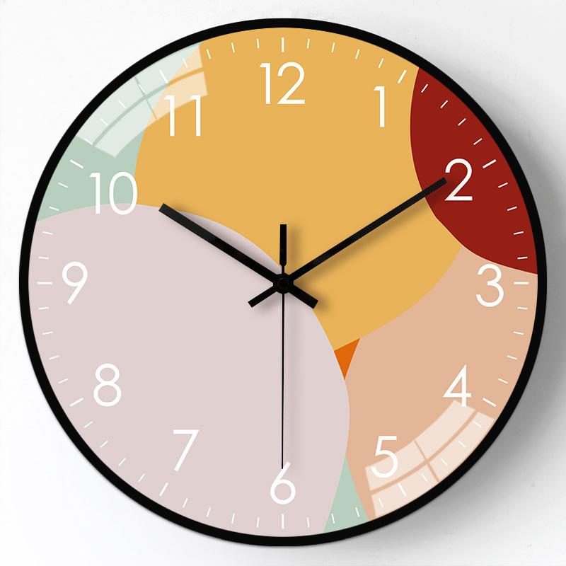 10-Inch 25Cm Creative Modern Internet Celebrity Wall Clock Home Living Room Bedroom Clock Mute Wall Quartz Clock Quality