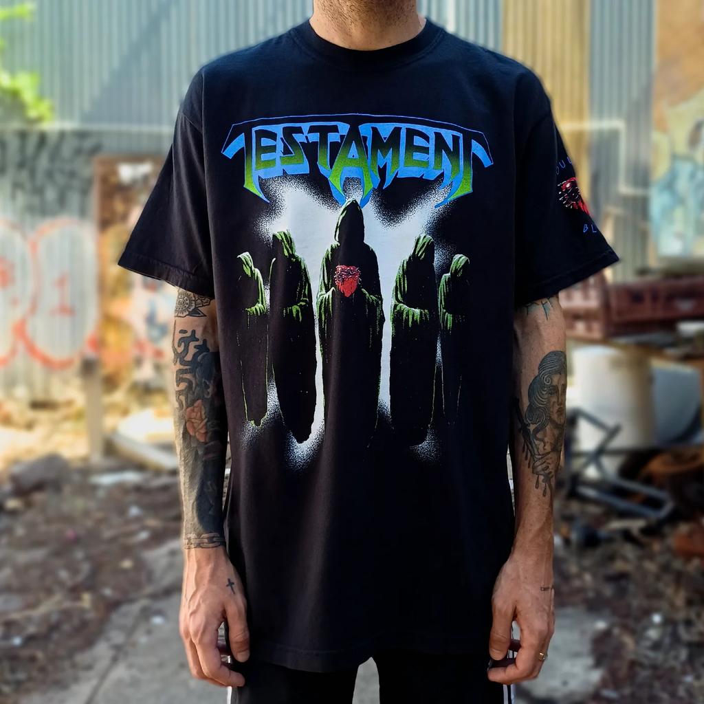 Hot Limited 2026 Testament Band Printed Music Cotton T-shirt Summer Casual Top Short Sleeve Classic Male Tee Unisex
