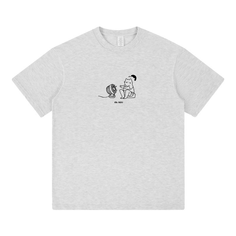 Unisexové japonské retro Harajuku tričko s krátkým rukávem streetwear