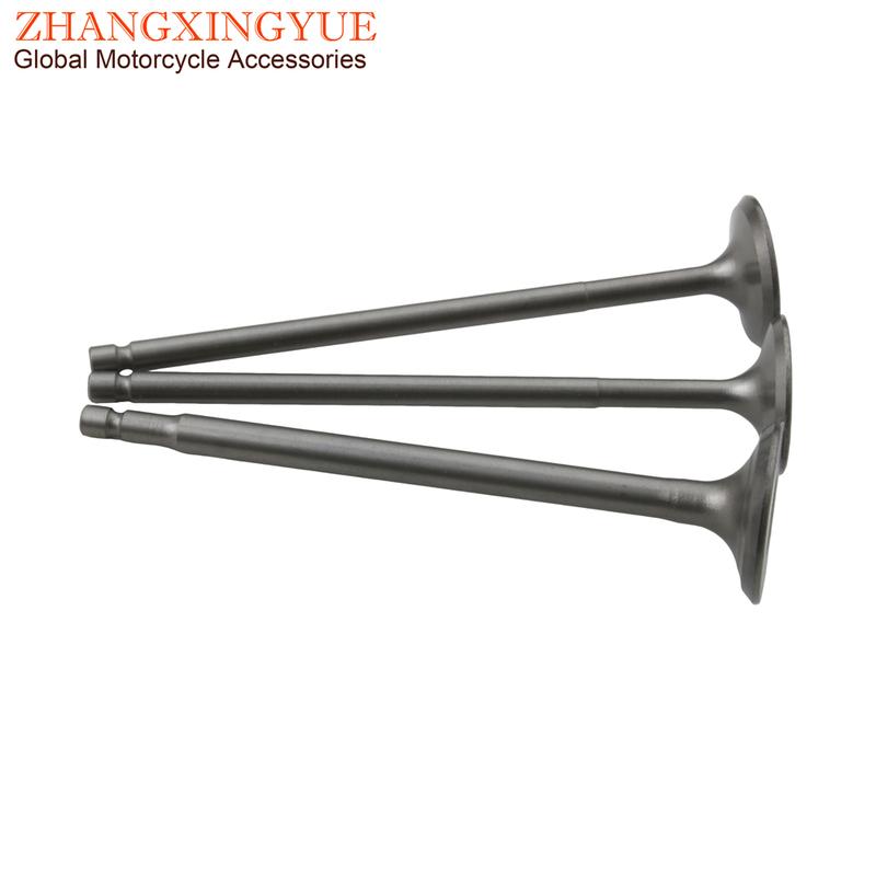 3pc Sprint150 Intake And Exhaust Valves For Vespa S 125 150 Sprint125 Primavera150 GTS Super 150 3V ie 4T B019320 B013716