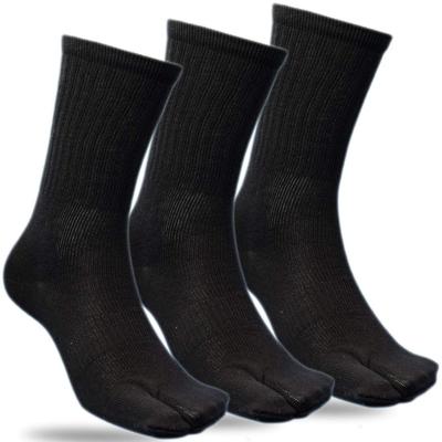 Socks That Hold Up 3 Pairs of Socks with Heel and Toe Reinforcement for Safety (C718R) Men's 2-finger Well! Anti-slip Toes, Black, Thread, Shoes,