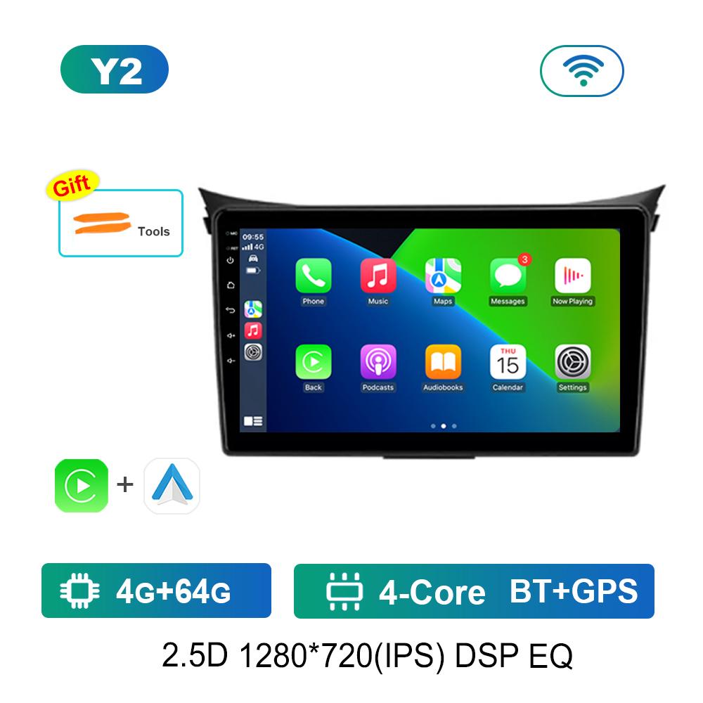 Android System 9 '' for Hyundai I30 II 2 GD 2011 - 2017Car Video Multimedia Player DSP Stereo 4G IPS Screen Navigation GPS WiFi