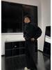 Men's Korean Style Round Neck Loose Hoodie, Autumn/Winter 2024 Trendy Chic Hong Kong Style.