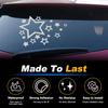 Reflective Bumper Decal Reflective Silver Tone Square A Version of the Stars Reflective Car Sticker Personalized Decoration Vehicle Body or Window