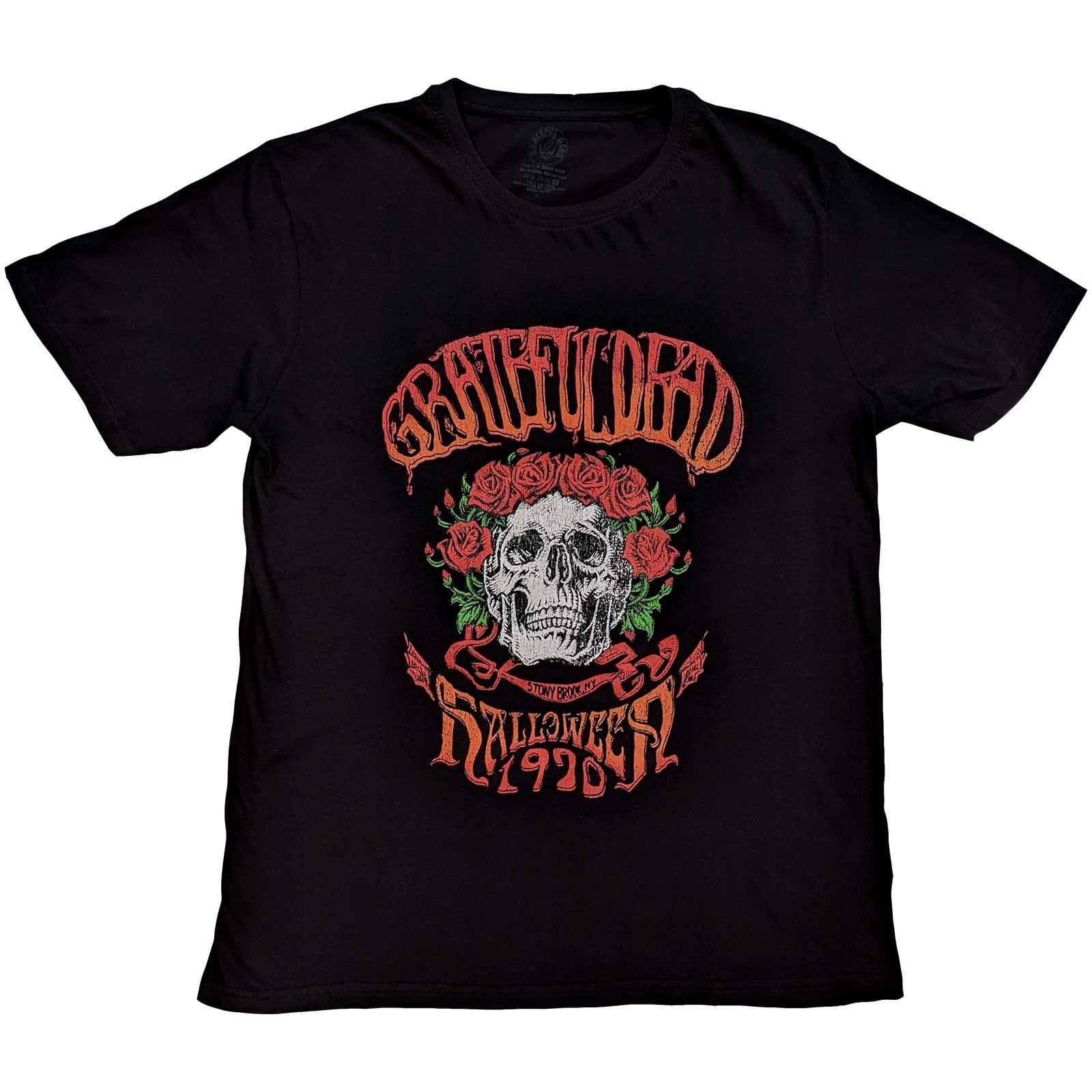 Men s Grateful Dead Stony Brook Skull T-shirt Medium Black XL