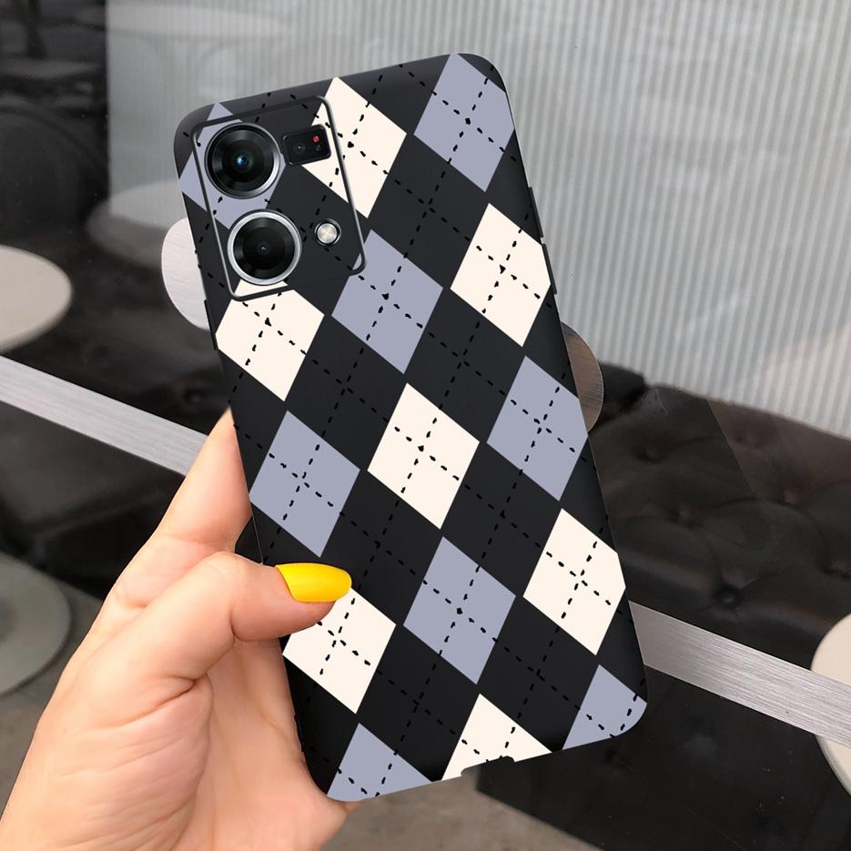 Für Oppo Reno7 4G Hülle CPH2363 Oppo F21 Pro 2022 Schöne Kunst Bemalte Abdeckung Weiche TPU Handyhülle Für Oppo Reno 7 F21 Pro Rückseite