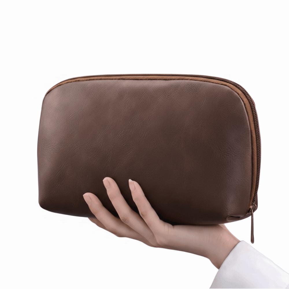 Solid Color Wire Organizer Bag Large Capacity Mouse Cable Bag  for Electronic Accessories Storage
