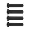 4pcs Front A Arm Long Bushing with Spacer Black Replacement for Polaris Trail Blazer 250 1993‑2005