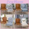 Modern Minimalist Chair Cover With Antislip Quilted Fabric For Dining Room Decor