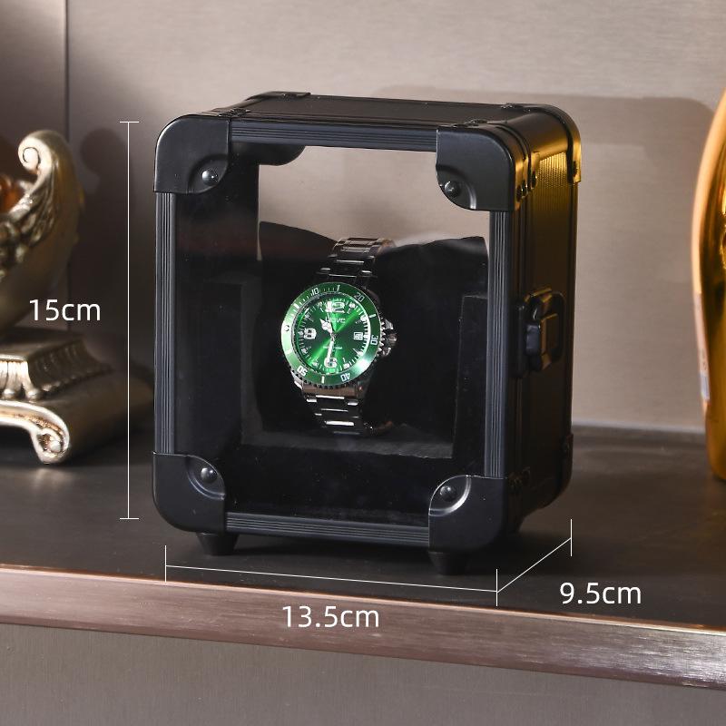 Premium Aluminum Watch and Jewelry Storage Box - Secure Mechanical Watch Collection Display