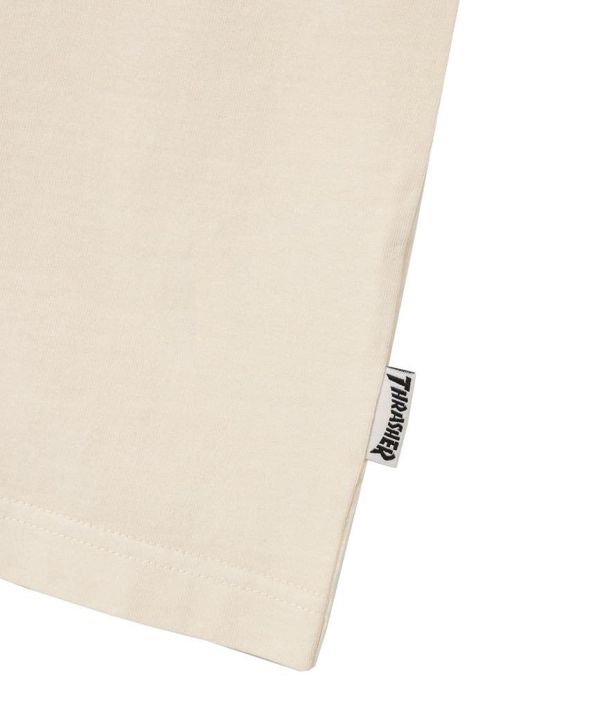 Treasure Magazine Pigment-Dyed Short Sleeve T-Shirt Cream