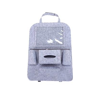 Car Back Seat Organizer Nonwoven Fabric 40x55cm Washable Universal Backseat Storage Bag for Phone