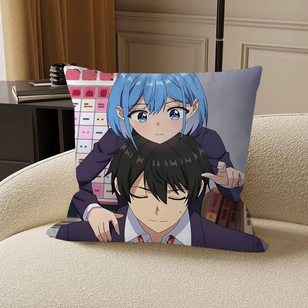 Anime Can A Boy-Girl Friendship Survive Stitch Lucky Dragon Pillow Cover Sofa Cushion Cover Home Room Decoration Children Gift