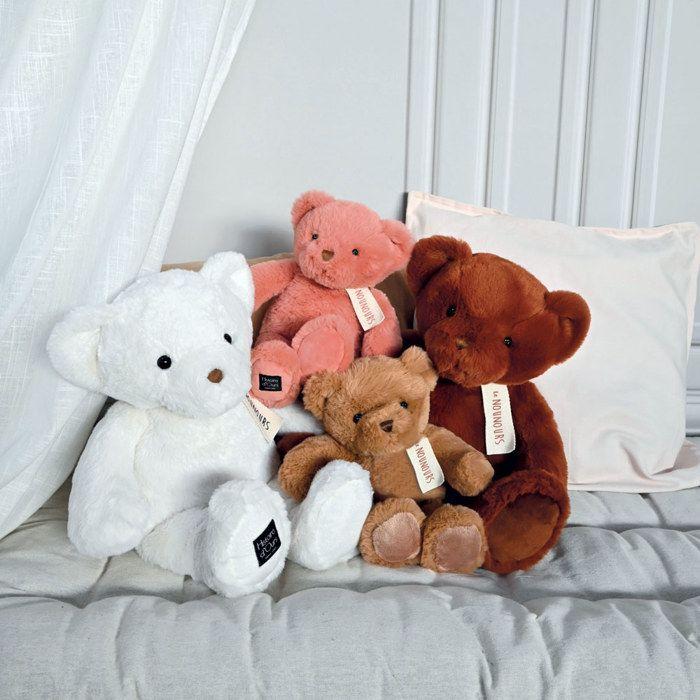 Plush - Bear Story - the Teddy Bear - 28 Cm - Praline Pink - Softness and Tenderness