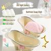 Luxury Bowknot Soap Dish for Bathroom Countertop - Cute, Creative, Draining Soap Holder & Bathtub Rack