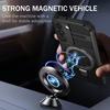 For Samsung Galaxy S22+ 5G Magnetic Phone Case Kickstand PC+TPU Anti-Scratch Cover