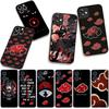 Cover for Apple iPhone 16 15 14 Plus 13 12 Mini 17 Pro Max + ProMax 16E Air Phone Case Uchiha Itachi Akatsuki Narutos