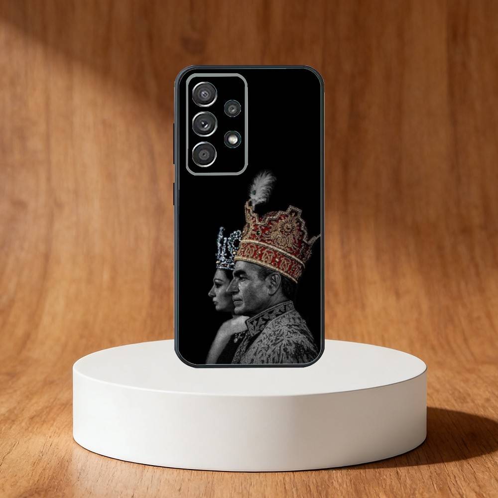 Mohammad Reza P-Pahlavi Phone Case For Samsung S25,S24,S21,S22,S23,S30,Ultra,S20,Plus,Fe,Note,10,9,5G Black Cover