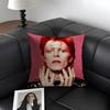 D-David Bowiee Singer Cushion Cover Natural Linen Organic Fabric Double-Sided Printing Sofa Home Decor Gift Pillow Case