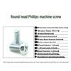 Blue Zinc Plated Phillips Pan Head Machine Screw (PM2.5*2, M3*4, M4*6, M4*8, M4*22, M4*25, M5*8, M8)