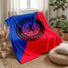 Rangers FC Weiche Flanell-Fleece-Decke Leicht Gemütlich Warm Überwurfdecke für Sofa Bett Heimdekoration
