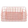 2pcs Multifunctional Household Iron Cosmetics Storage Fruit Holder Plate Container Basket Organizer