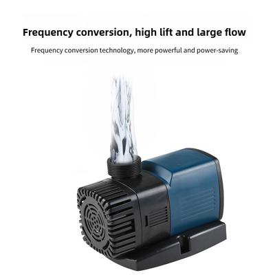 JTP2000-16000 Pompe à eau à fréquence variable Débit réglable Pompe submersible silencieuse Pompe de circulation pour aquarium