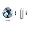 Mini Flat Grinding Head For Stones Angle Grinder Flat Grinding Disc With Extender Pebbles Bottom Deburring Cleaning Flattening