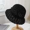 Summer Basin Hat Sunshade Beach Hollow Straw Hat Women Travel Hat Sun Hat Sun Hat Sun Hat Bucket Hat