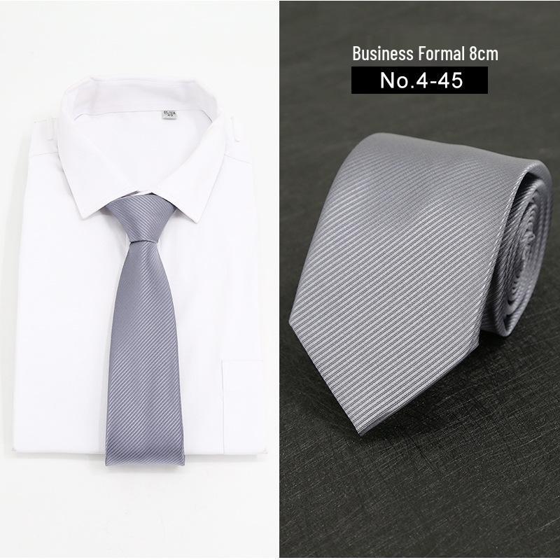 Men's Formal Business Casual Solid or Striped Tie