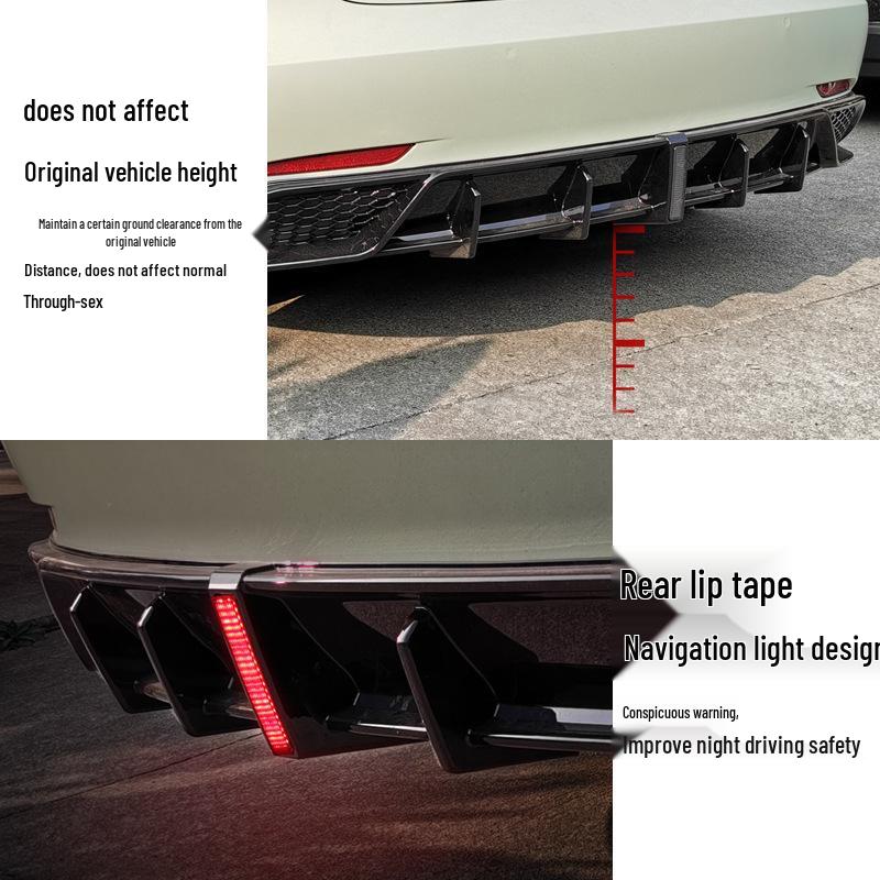 Tesla Model 3 Sport Body Kit: Rear Diffuser & Spoiler for a Modified Exterior Trim