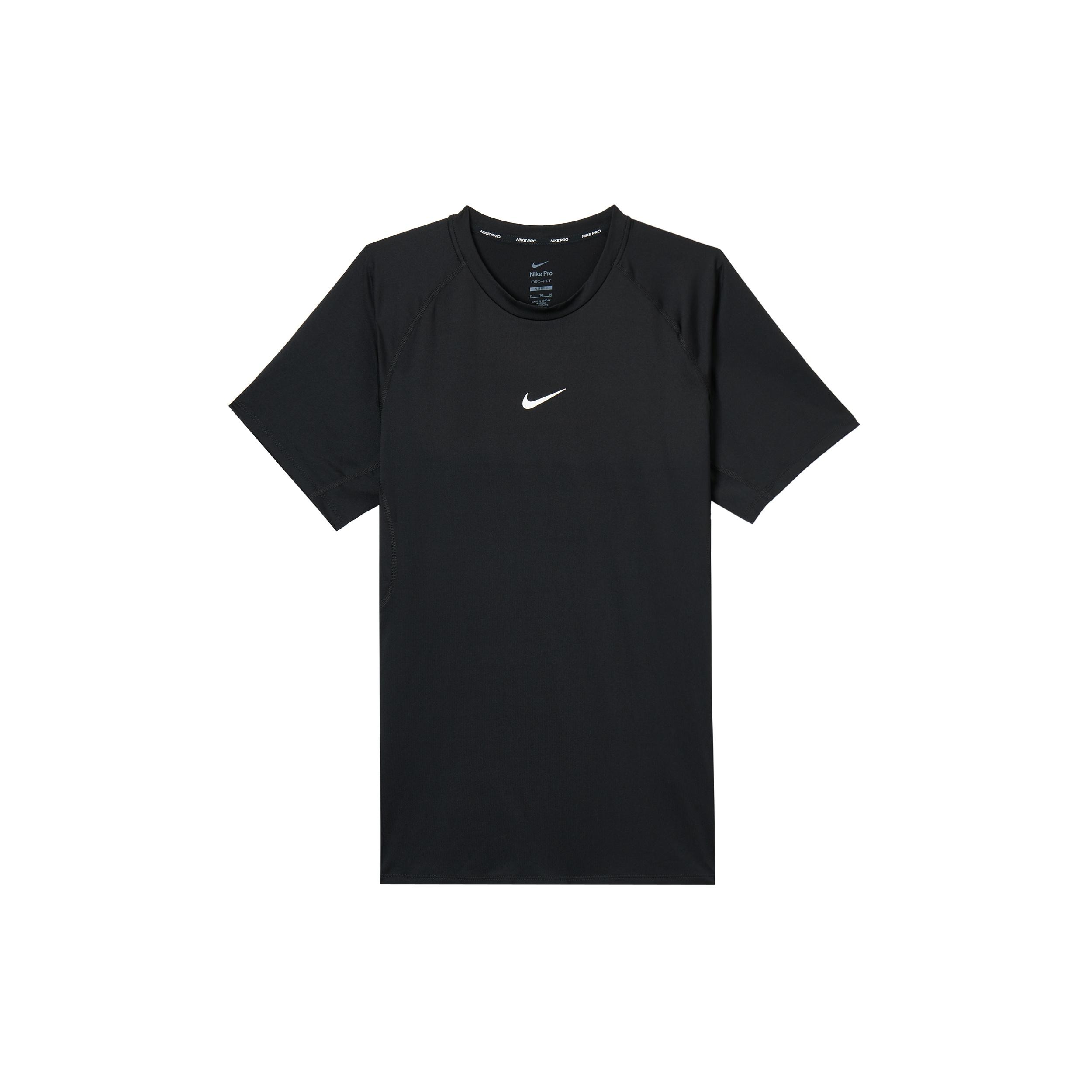 Nike Pro Dri-FIT Slim Short-Sleeve Top Black Men s FB7929-010 L