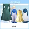 Costume de cosplay de Sophie du Château Ambulant : robe magnifique à manches longues