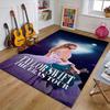 TS Fan Polyester Carpet, Soft Indoor Mat for Office Chair, Living Room, Computer Desk - Decorative Home Office Rug Design