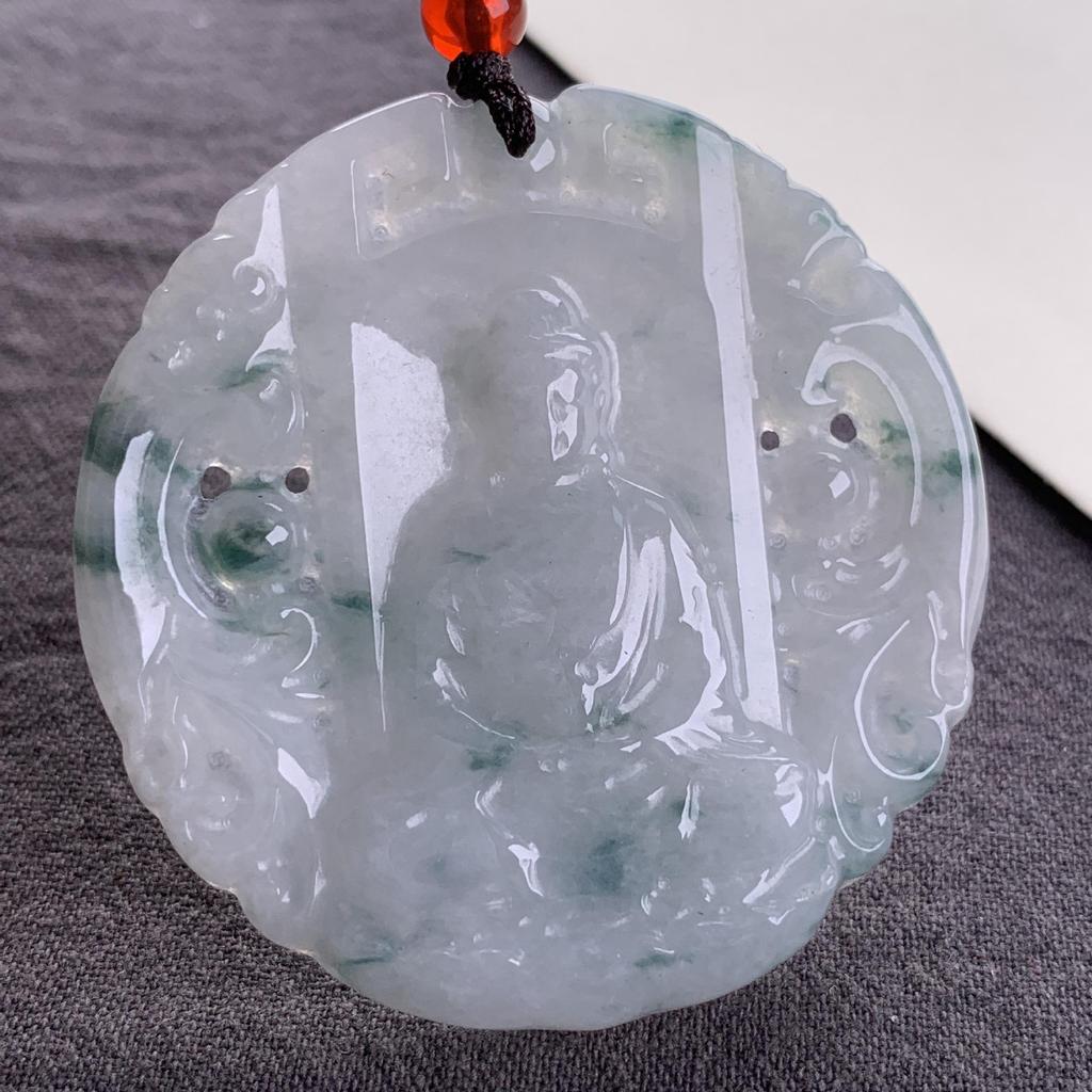 Burma A-Qualität Natürlicher Jade Blatt Pi Xiu Anhänger