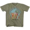 Fraggle Rock Save The Planet Vintage Military Green Unisex T-Shirt