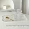 High Foot Glass Bowl Ice Cr Dert Cup for Home Use Ele Design for Yogurt Pudding Ice Cr Milkake Mousse