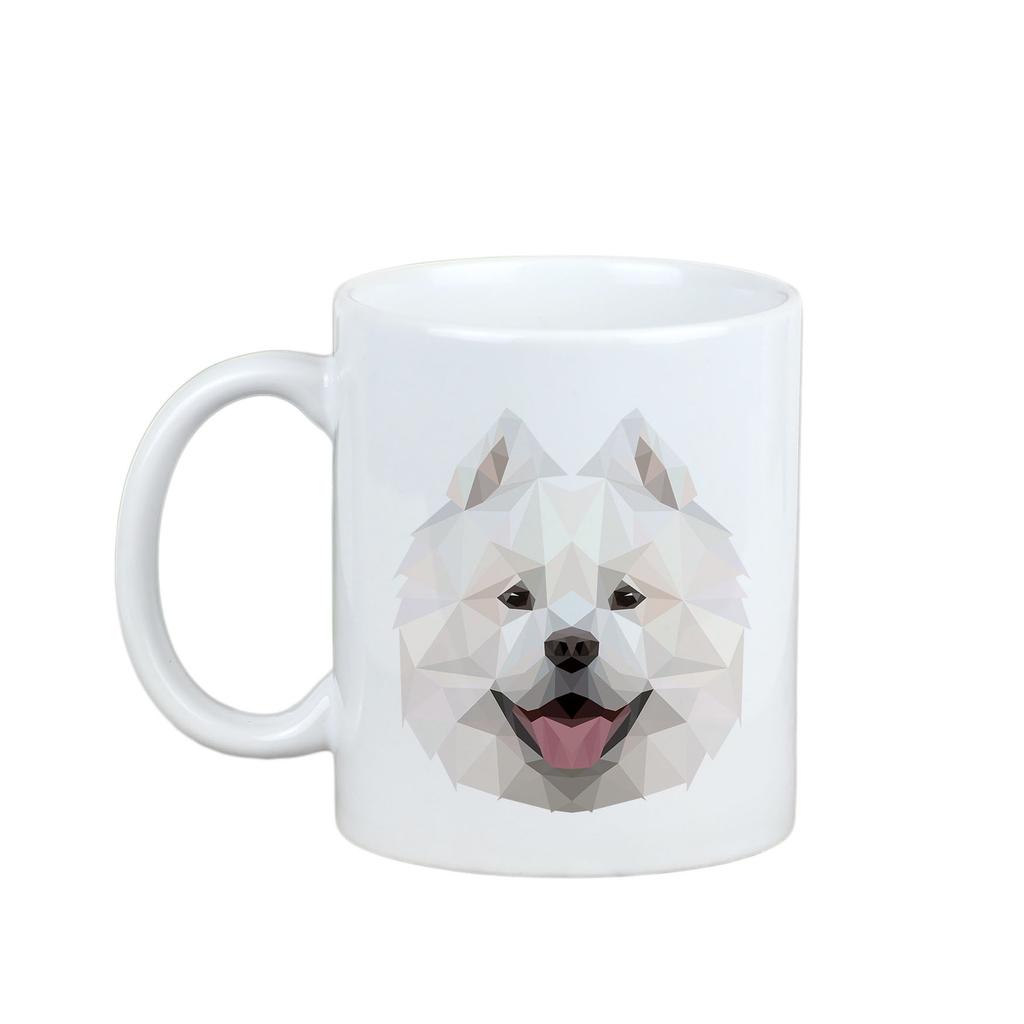 Samojed, Samoyed, Samojedskaja -Kubek Ze Zdjęciem I Napisem Geometryczny Pies Art-Dog