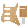 Pickguard do gitary, płyta chroniąca przed zarysowaniami, dekoracyjna, bambus, kolor podstawowy, dla stylu ST GSSH05