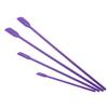 4Pcs/Set Heat-resistant Mini Silicone Spatula Set Safe Easy To Clean Rubber Spatula Long Handle Food Grade Jam Bottle Scraper