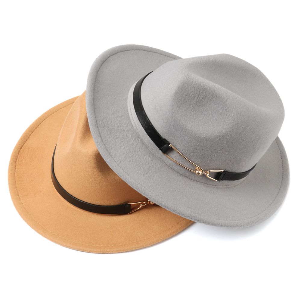 Wide Brim Hat Sun Hat Top Hats Jazz Cap 