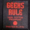 [USED] "GEEKS RULE" (XL) Ghost In the Shell Batou T-shirt